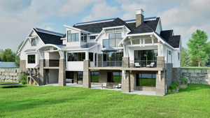 Elegant 5-Bed Luxury Walkout Home with Bonus and Game Rooms