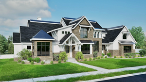 Elegant 5-Bed Luxury Walkout Home with Bonus and Game Rooms