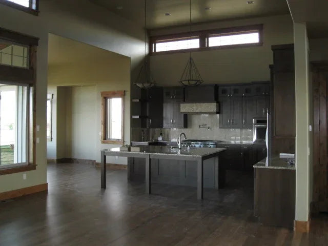 I7635-A Ranch House Kitchen, 1 Bedroom, 1.5 Bathrooms | The Thunder Ridge House Plan 