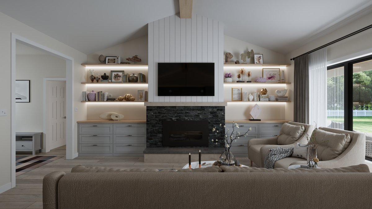 Stylish Family Ranch Home with Basement and Open Concept Living