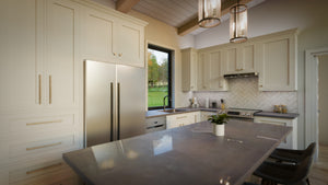 AJ7705-A Contemporary House Dining, 1 Bedroom, 1.5 Bathroom | Plan 1052 