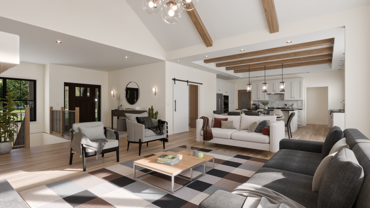 3-Bedroom Craftsman Home with Flexible Basement Expansion