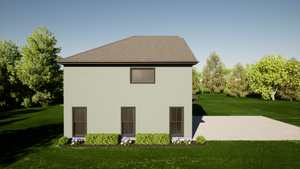 750 Sq Ft 2-Bedroom Carriage House Plan with Garage & Workshop