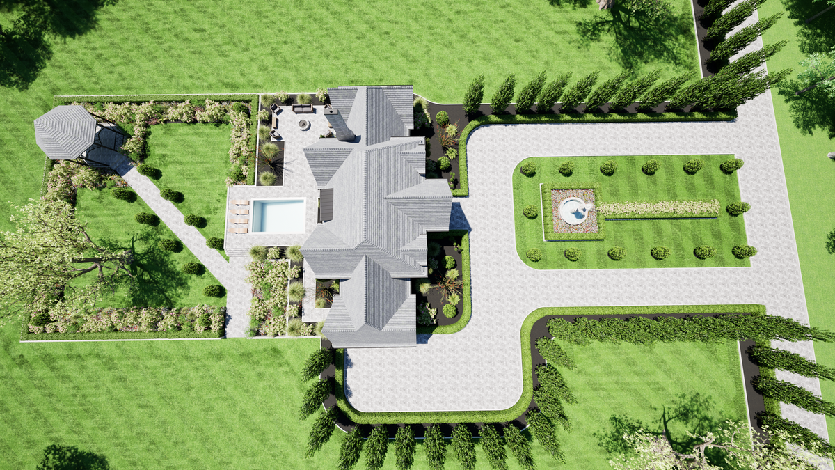 3,753 Sq Ft Luxury Home Plan with Bonus Room & 5 Bedrooms