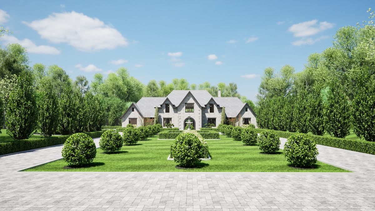 3,753 Sq Ft Luxury Home Plan with Bonus Room & 5 Bedrooms