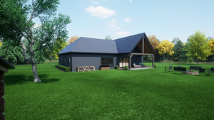 1,654 Sq Ft One-Story House Plan with Master Suite & Porch