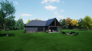 1,654 Sq Ft One-Story House Plan with Master Suite & Porch