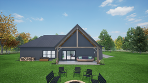 1,654 Sq Ft One-Story House Plan with Master Suite & Porch