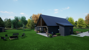 1,654 Sq Ft One-Story House Plan with Master Suite & Porch