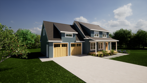 1,515 Sq Ft 3-Bedroom House Plan with Bonus Room & Porch