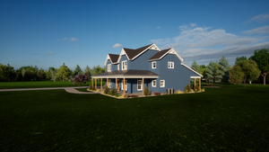 Elegant Two-Story Home with Wraparound Porch and Master Suite