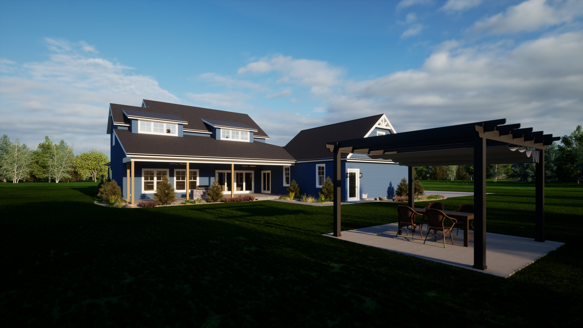 Elegant Two-Story Home with Wraparound Porch and Master Suite