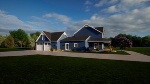 Elegant Two-Story Home with Wraparound Porch and Master Suite