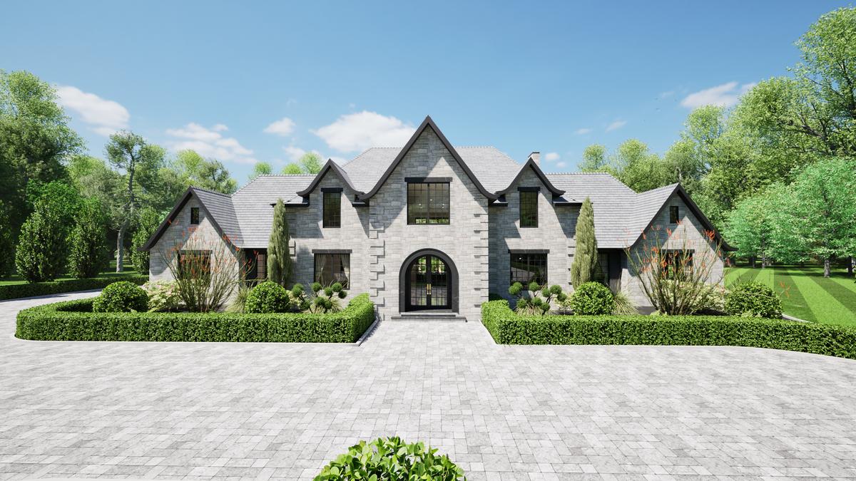 3,753 Sq Ft Luxury Home Plan with Bonus Room & 5 Bedrooms