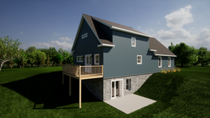 1,515 Sq Ft 3-Bedroom House Plan with Bonus Room & Porch