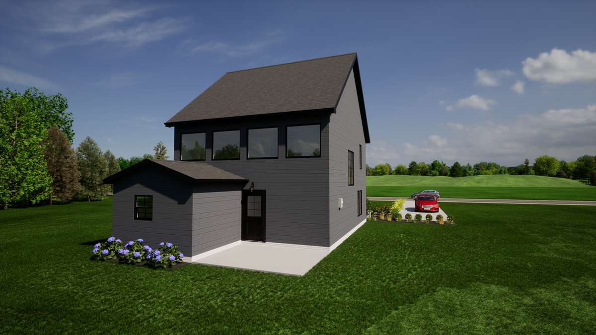 1,943 Sq Ft 3-Bedroom House Plan with Game Room & Master Suite