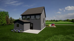 1,943 Sq Ft 3-Bedroom House Plan with Game Room & Master Suite