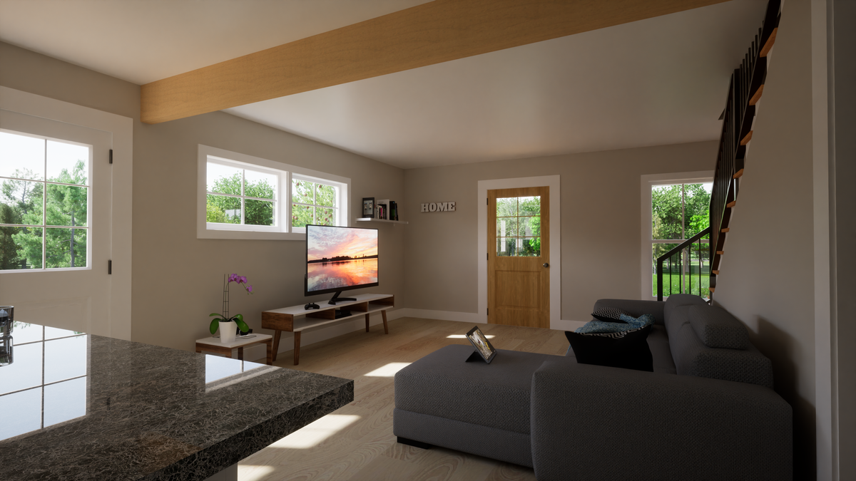 1,515 Sq Ft 3-Bedroom House Plan with Bonus Room & Porch