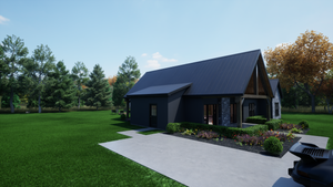 1,654 Sq Ft One-Story House Plan with Master Suite & Porch