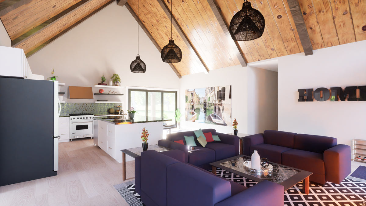 1,654 Sq Ft One-Story House Plan with Master Suite & Porch