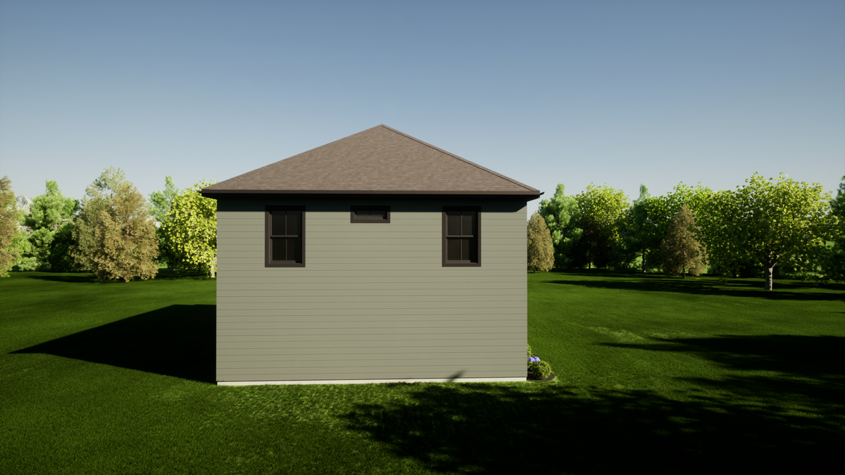 750 Sq Ft 2-Bedroom Carriage House Plan with Garage & Workshop