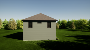 750 Sq Ft 2-Bedroom Carriage House Plan with Garage & Workshop