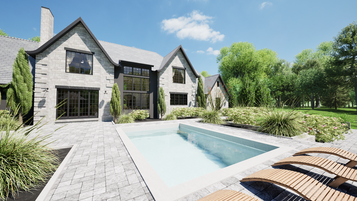 3,753 Sq Ft Luxury Home Plan with Bonus Room & 5 Bedrooms