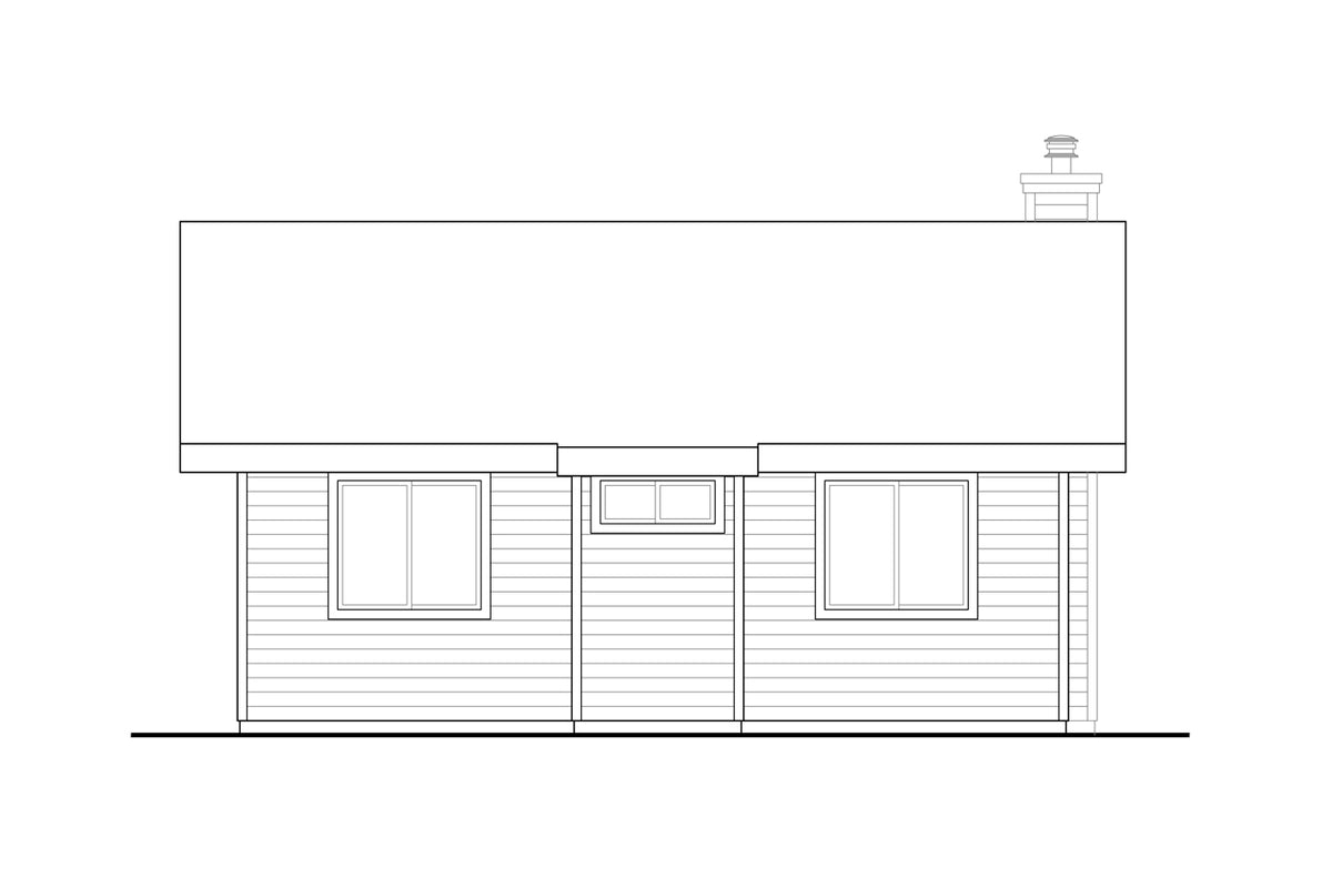 Efficient 2-Bedroom Home with Fireplace and Kitchen Island