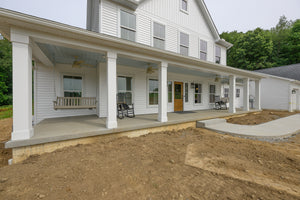 AJ7700-A Modern Farmhouse, 3 Bedrooms, 2.5 Bathrooms | Plan 1044 Exterior-12