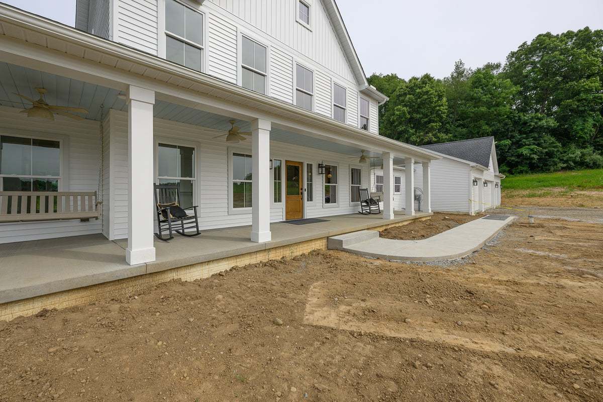 AJ7700-A Modern Farmhouse, 3 Bedrooms, 2.5 Bathrooms | Plan 1044 Exterior-16