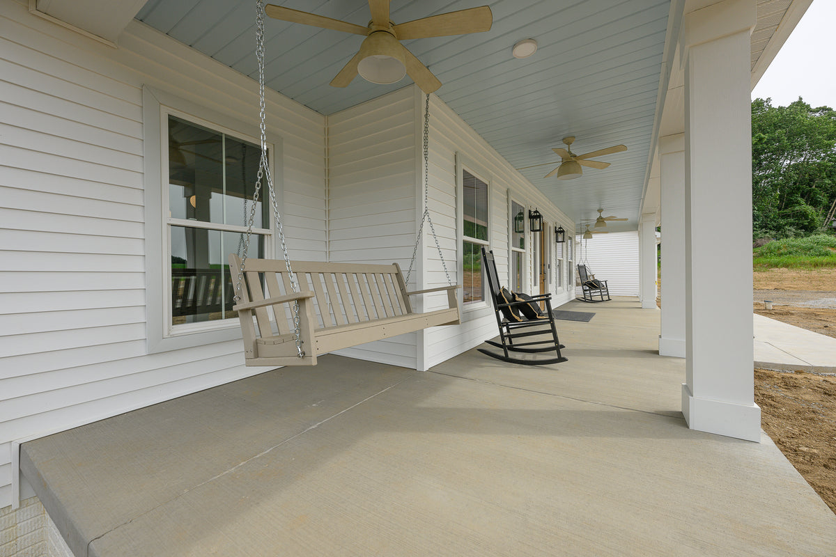 AJ7700-A Modern Farmhouse Porch, 3 Bedrooms, 2.5 Bathrooms | Plan 1044 