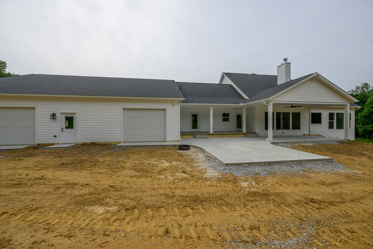 AJ7700-A Modern Farmhouse, 3 Bedrooms, 2.5 Bathrooms | Plan 1044 Exterior-11