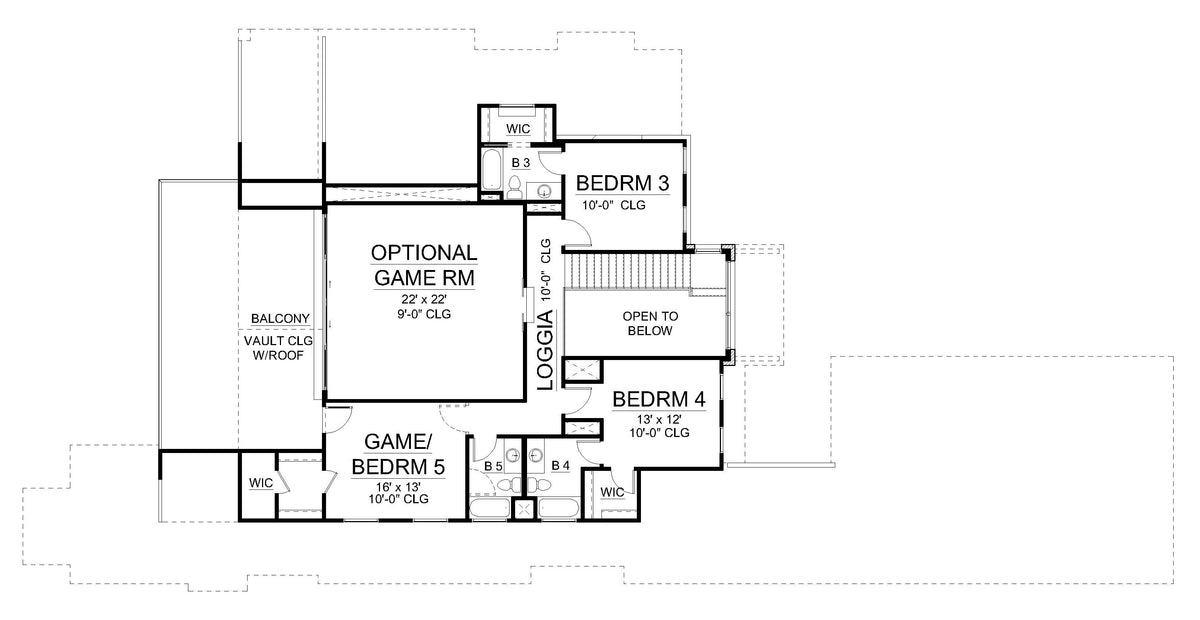 Edgemere Second Floor Plan