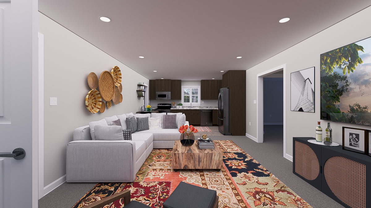 Charming Two-Bedroom Garage Apartment with Porch and Master Suite