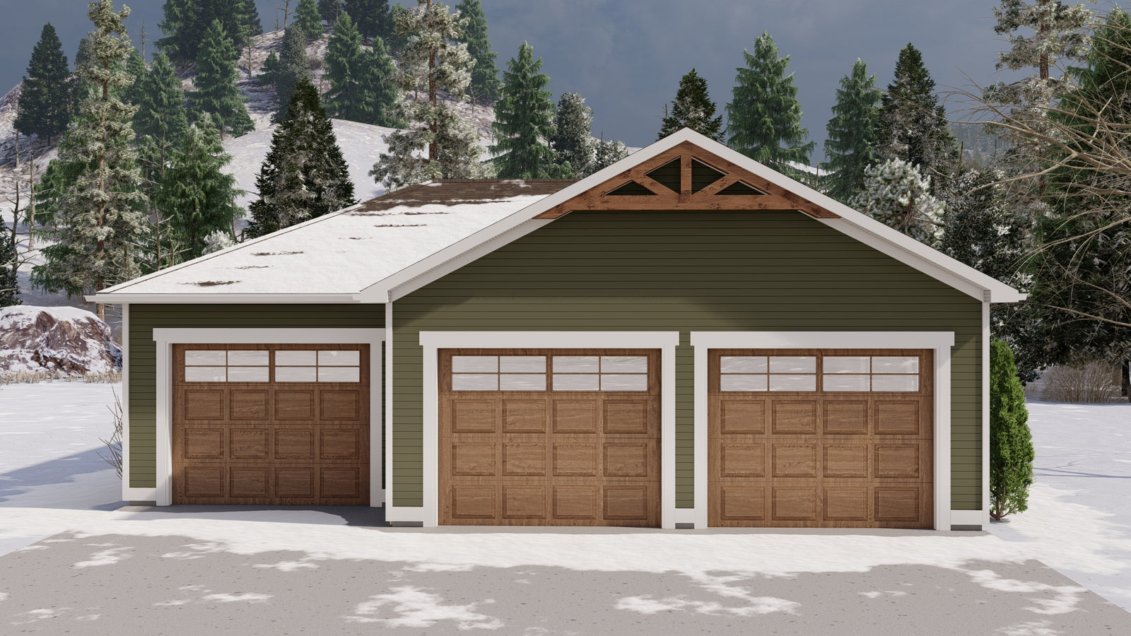 AO7990-A Garage Plan | Jones Exterior