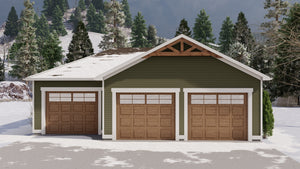 AO7990-A Garage Plan | Jones Exterior