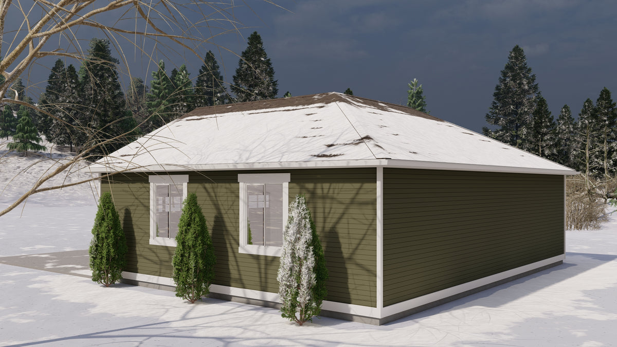 AO7990-A Garage Plan | Jones Exterior-3