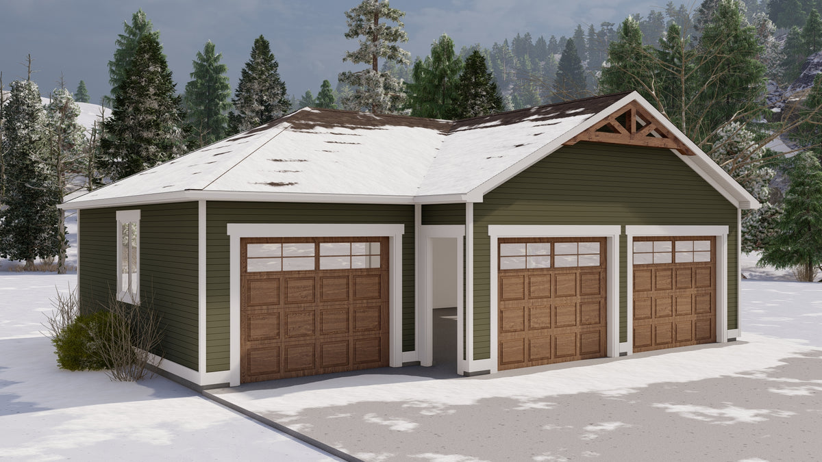AO7990-A Garage Plan | Jones Exterior-5