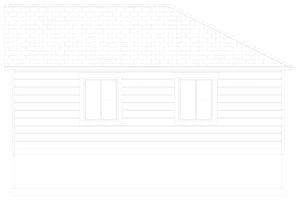 AO7990-A Garage Plan | Jones Right Elevation
