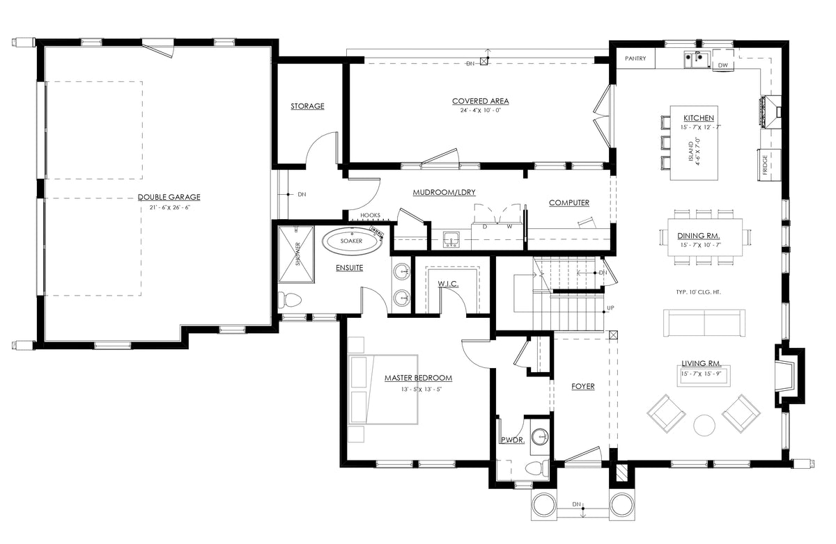 Juniper Hill Main Floor Plan