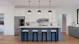 AJ7641-A Modern Transitional House Kitchen, 3 Bedrooms, 2 Bathrooms | Plan VD1065 