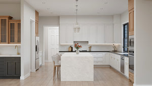 AJ8217-A Modern Farmhouse Kitchen, 4 Bedrooms, 3.5 Bathrooms | VD1034 House Plan 
