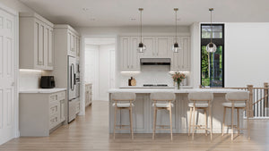 AJ8093-A Modern Farmhouse Kitchen, 3 Bedrooms, 2.5 Bathrooms | VD1069 House Plan 