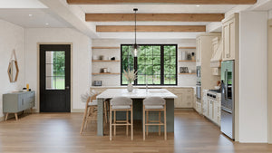 AJ7855-A Modern Farmhouse Kitchen, 2 to 3 Bedrooms, 2.5 Bathrooms | Plan VD1066