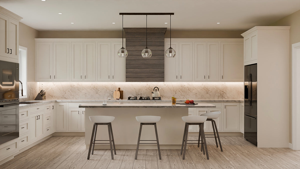 AJ7716-A Craftsman Ranch House Kitchen, 3 Bedrooms, 2.5 Bathrooms | Plan 1061 