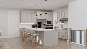 AJ8093-A Modern Farmhouse Kitchen, 3 Bedrooms, 2.5 Bathrooms | VD1069 House Plan 