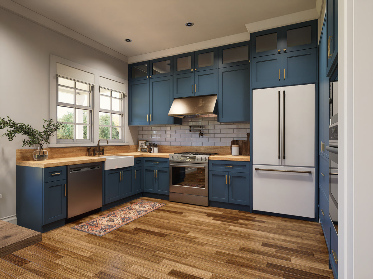 25124 Blues 3 Traditional Style Plan 3-Beds, 2.5 Bathrooms, Kitchen