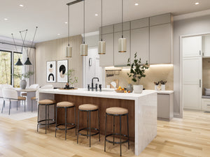 A7971 Urban Valley Contemporary House Plan 3 beds, 2 baths, Kitchen Interior
