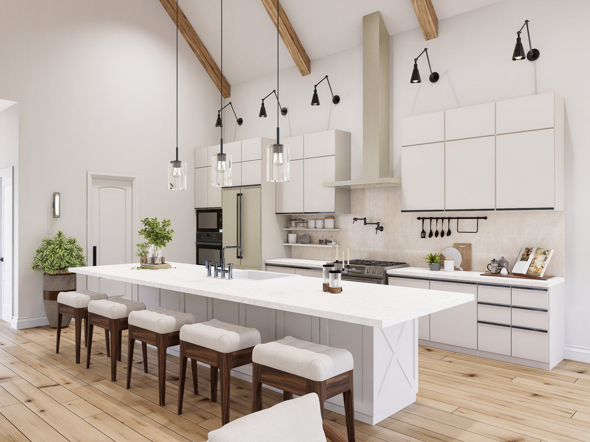 A7897-A Modern Farmhouse 3 Beds, 2 Baths Interior Kitchen