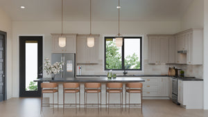 AJ8094-A Contemporary House Kitchen, 3 Bedrooms, 2.5 Bathrooms | VD 1070 House Plan 